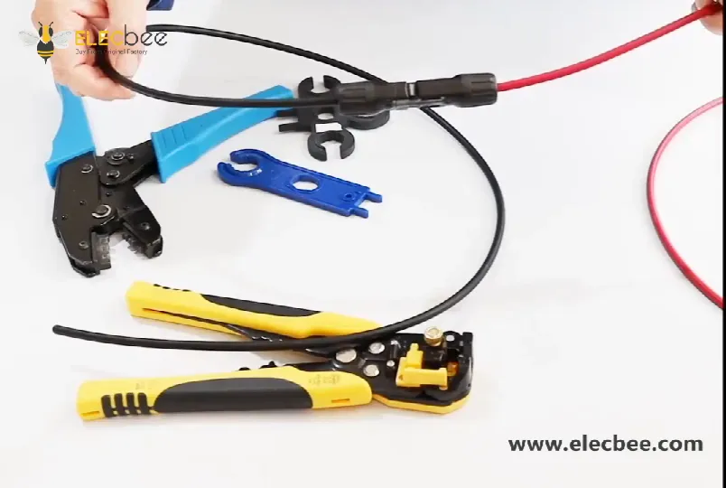 Installationsanzeige für MC4-Stecker